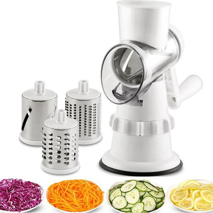 3-In-1 Manual Slicer & Grater For Vegetable